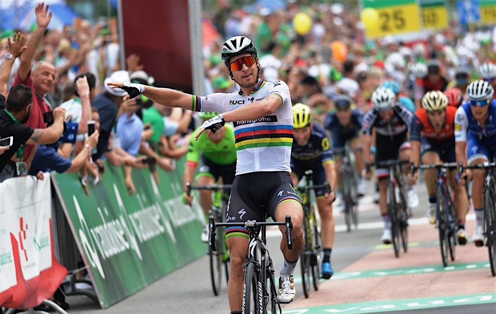 Ο Peter Sagan σπριντάρει