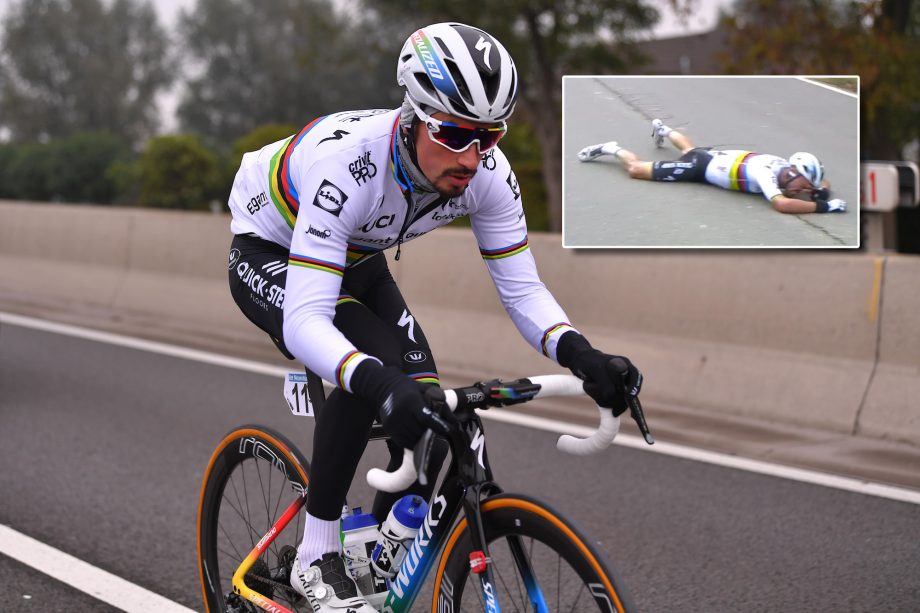 Ο Julian Alaphilippe εκτός Γύρου Φλάνδρας