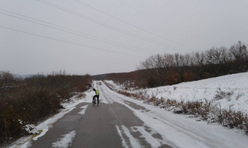 Παγωμένο brevet Αλεξανδρούπολης 2017